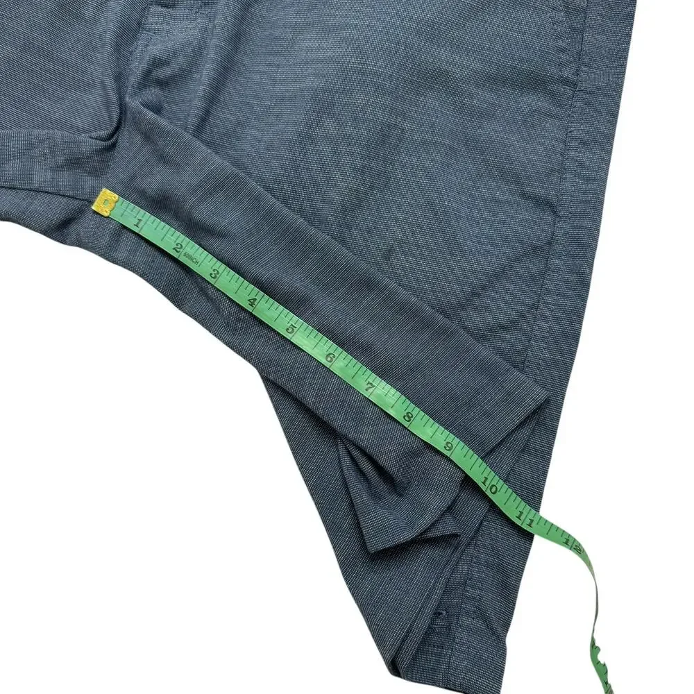 O’NEILL Blue Micro Dot Walking Shorts Size 34 Mens Polyester Viscose Dad